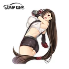 Прыгать время 13x12 см для Final Fantasy Tifa Lockhart Авто наклейки и багажник бампер мотоцикла винил JDM наклейка автомобиля Обёрточная бумага