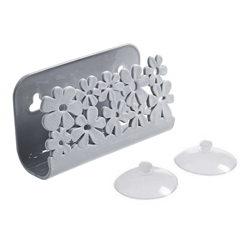 

Sponge Storage Rack Holder Sink Drainer Bathroom Shelf Soap Organizer S9S21S73