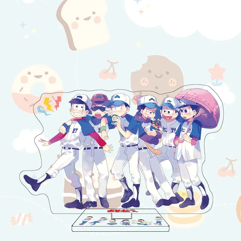 

Osomatsu San Anime Acrylic Figure Stand Cartoon Action Figures Decation Anime Lovers Birthday DIY Toy Doll Gifts