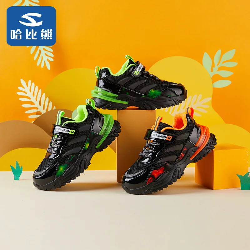 

2021 autumn new children's sports shoes, middle school children's casual running shoes, boys' trend cool shoes boys shoes