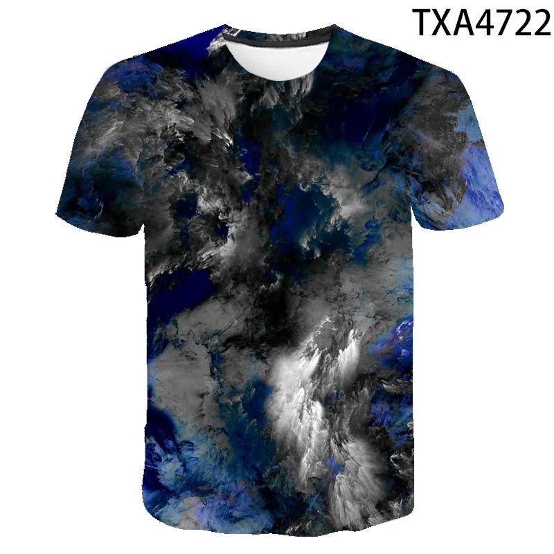 

New Ink And Wash 3D T shirt Men Women Children Casual Streetwear Boy Girl Kids Printed T-shirt Fashion Summer Cool Tops Tee