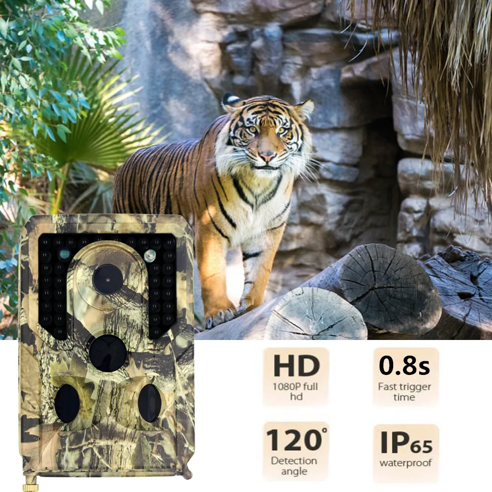 Открытый Trail инфракрасная камера видеонаблюдения камеры Видео Фото ловушки 3PIR