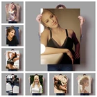 Картина на холсте Джессика Альба, Настенная картина со звездами из ТВ и фильмов, Постер в скандинавском стиле для украшения отеля, бара, кафе, гостиной