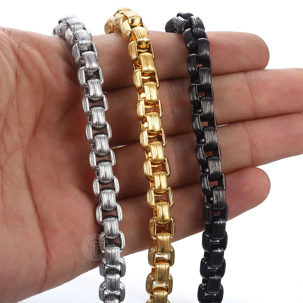 Мужской браслет из нержавеющей стали 13 мм | Украшения и аксессуары