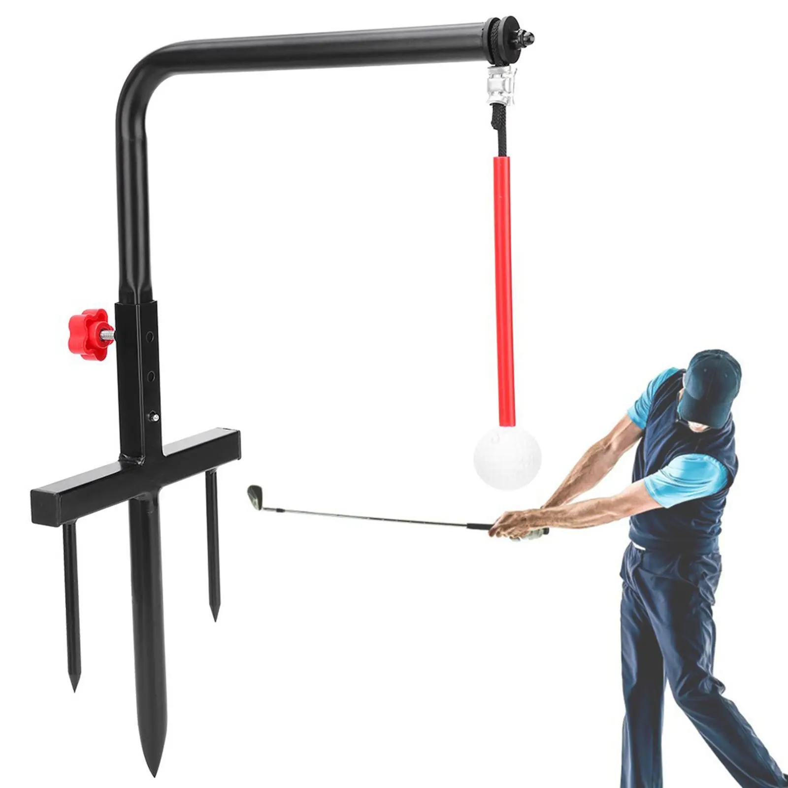 

Golf Swing Hanging Ball Trainer Iron Outdoor Individual Golf Swing Training Aids Equipment for Indoor Golf Accessories
