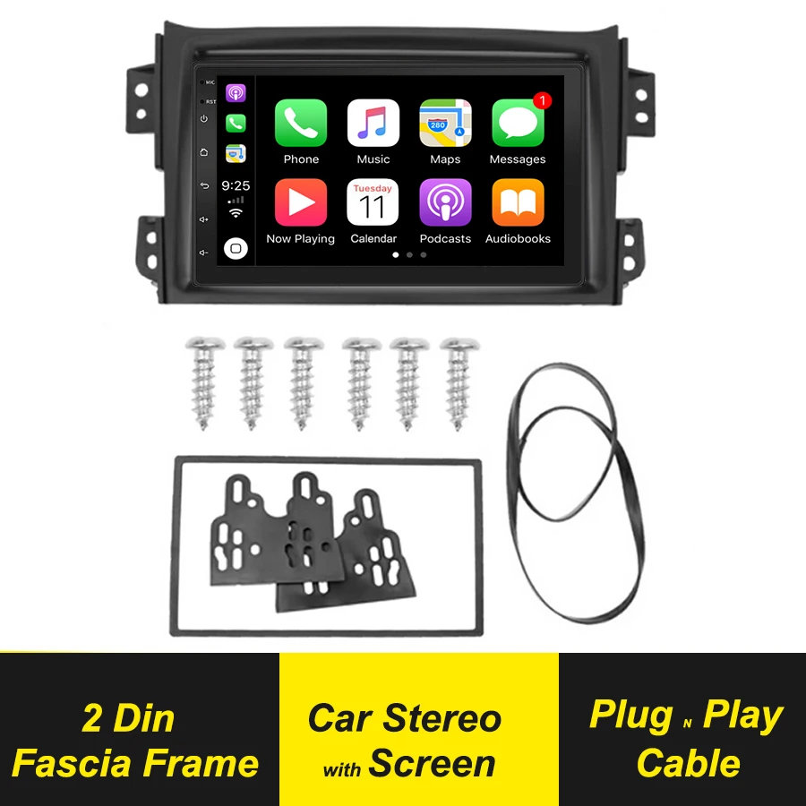 2Din автомобильный Android плеер панель для Опель Агила Suzuki всплеск Ritz 2008 2014 стерео