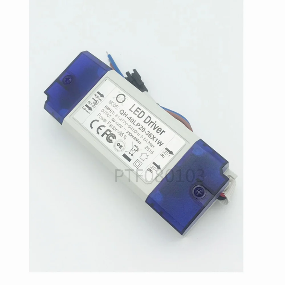 1pcs 20-36x1w Lighting Transformers High Quality 300mA Constant Current LED Driver for Lamp Bulbs Power Supply | Лампы и освещение