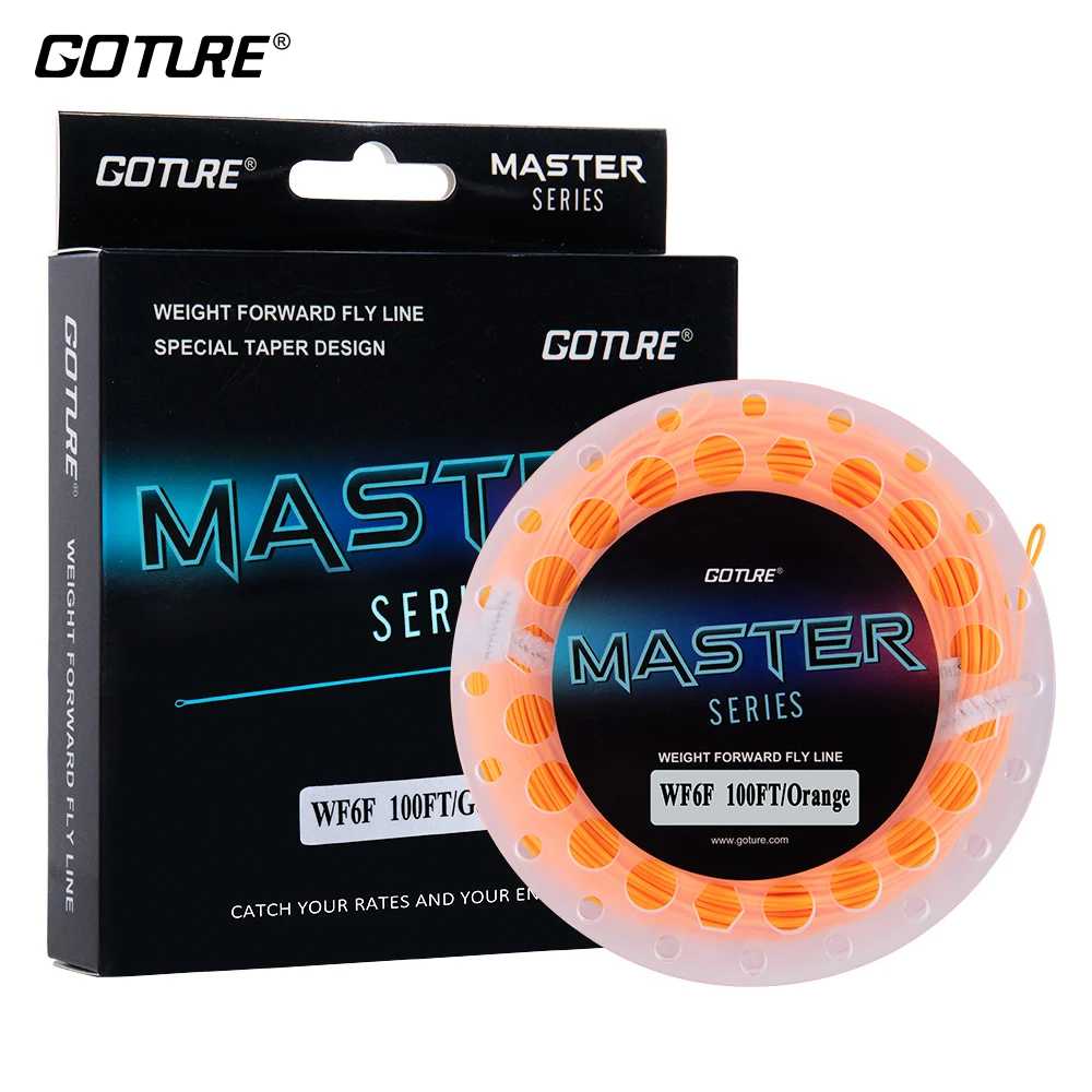 Goture MASTER леска для ловли нахлыстом 90 футов/100 футов | Спорт и развлечения