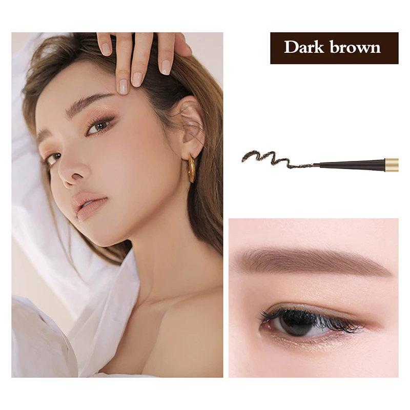 

2 In 1 Double Ended Eyebrow Pencil Wild Mist Eyebrow Pencil Lasting Waterproof