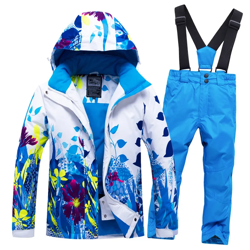 

Зимний лыжный костюм для мальчиков 2020, теплая куртка, штаны для детей, сноуборд, спортивные детские комплекты для снега, водонепроницаемая у...