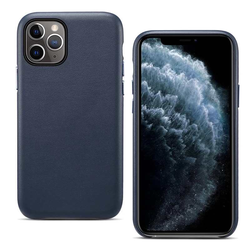 Оригинальный чехол из искусственной кожи для iPhone 11 официальный защитный