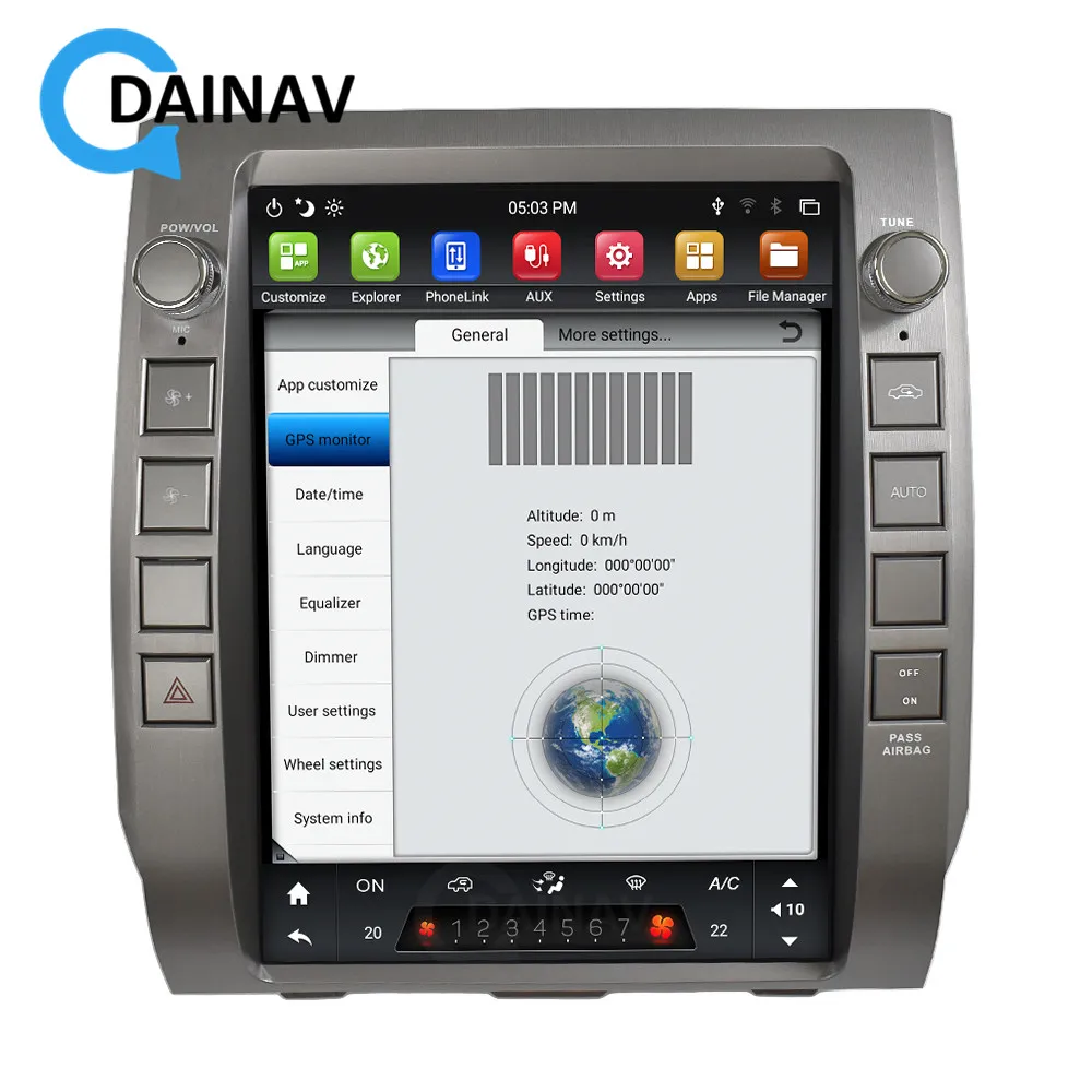 Автомобильный радиоприемник на Android с GPS-навигацией для Lexus GX470 Toyota Land Cruiser Prado 120