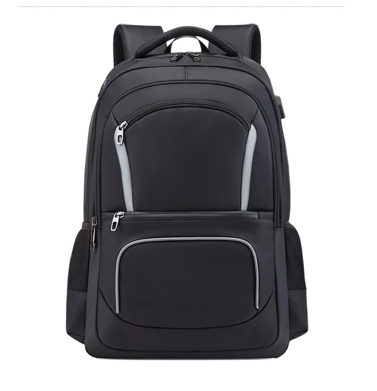 Waterproof Large Backpack 17.3 17 inch Laptop Backpack men Business Travel Multi-function Backpack male Traveling bag Black grey