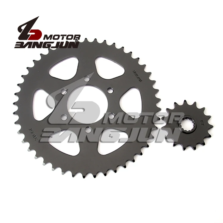 Передняя и задняя звездочки для мотоциклов Suzuki DR200 520 цепных звездочек комплекты