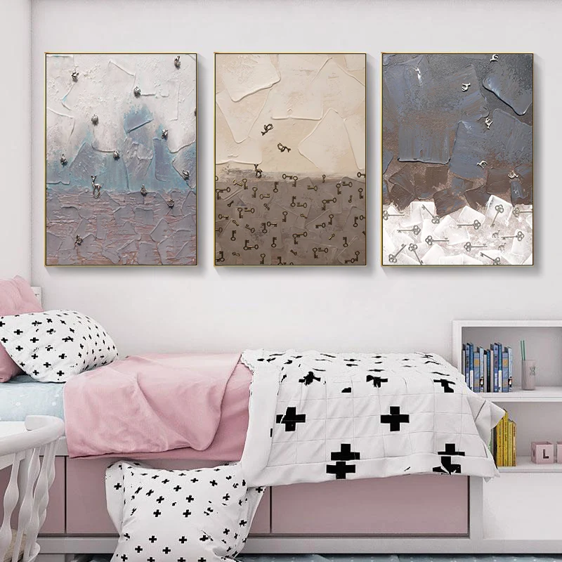 

Nordic Abstract Scenery Canvas Painting Art Print Posters Wall Pictures For Living Room Bedroom Morden Home Decor Unframed