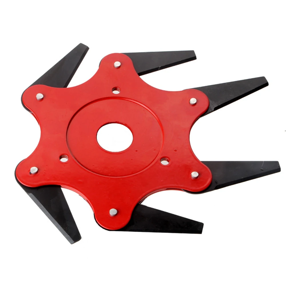 

6 Tooth Lawn Mower Blade Cutter Accessories Grass Turf Head Trimmer Head