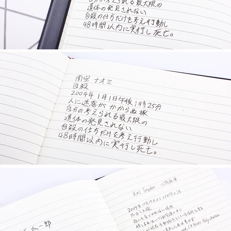 2020 планировщик Death Note Аниме дневник мультяшная книга милая модная тема косплей