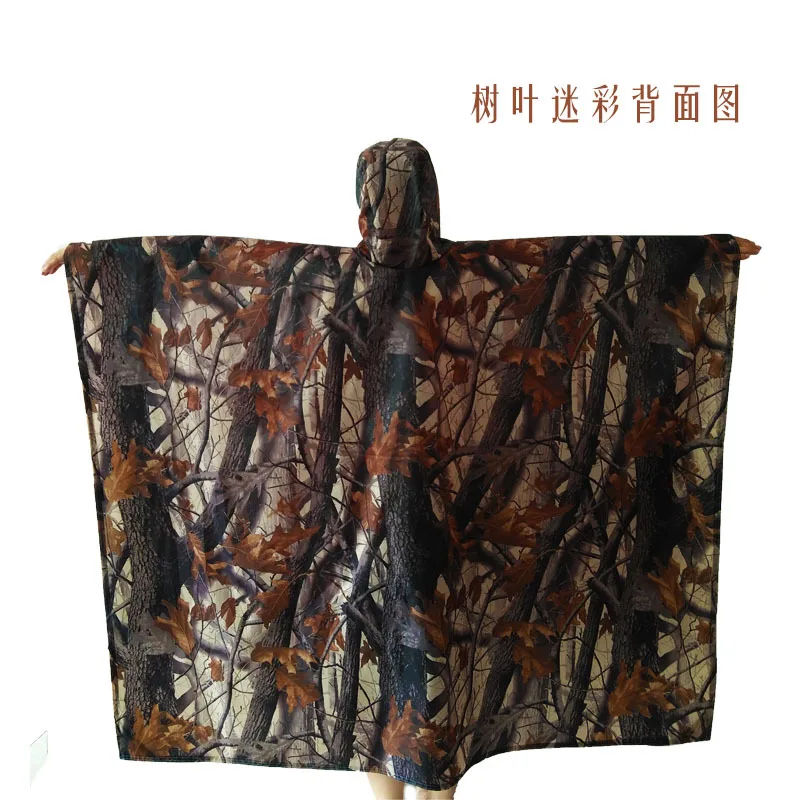

Multifunctional Outdoor Sport Raincoat Waterproof Raincover Jungle Hunting Camouflage Poncho Awning Sniper Camo Ghillie Suits
