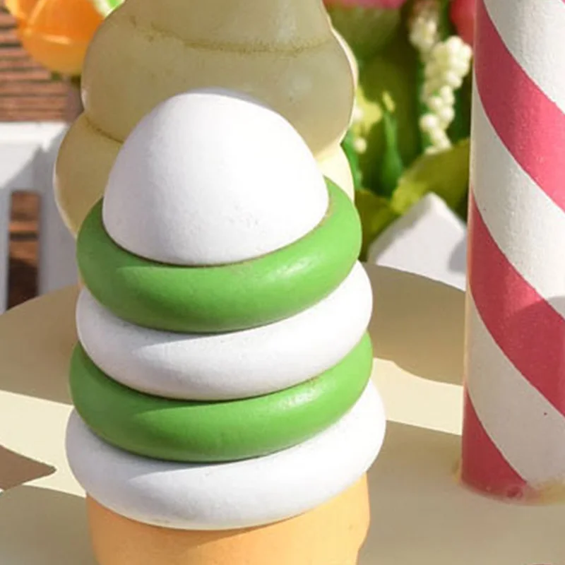 Детские игрушки Моделирование магнитное Мороженое деревянные ролевые игры