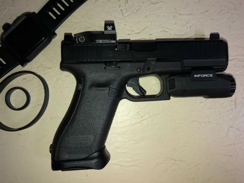 Тактический ЧПУ Журнал Расширение Glock Mag-well Magwell Grip Adater подставка для охоты страйкбол Gen 5 Глок 17 и 34 дропшиппинг
