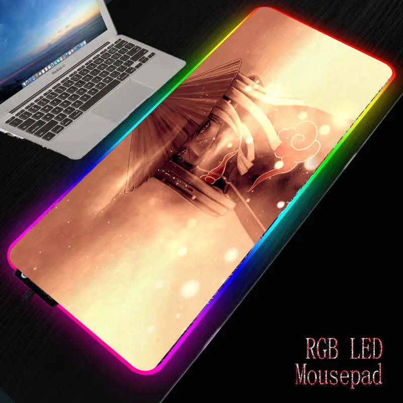 

Mairuige аниме RGB игровая Мышь большой Мышь Pad светодиодный светящийся USB клавиатура компьютера Настольный коврик для мышки игровые аксессуары