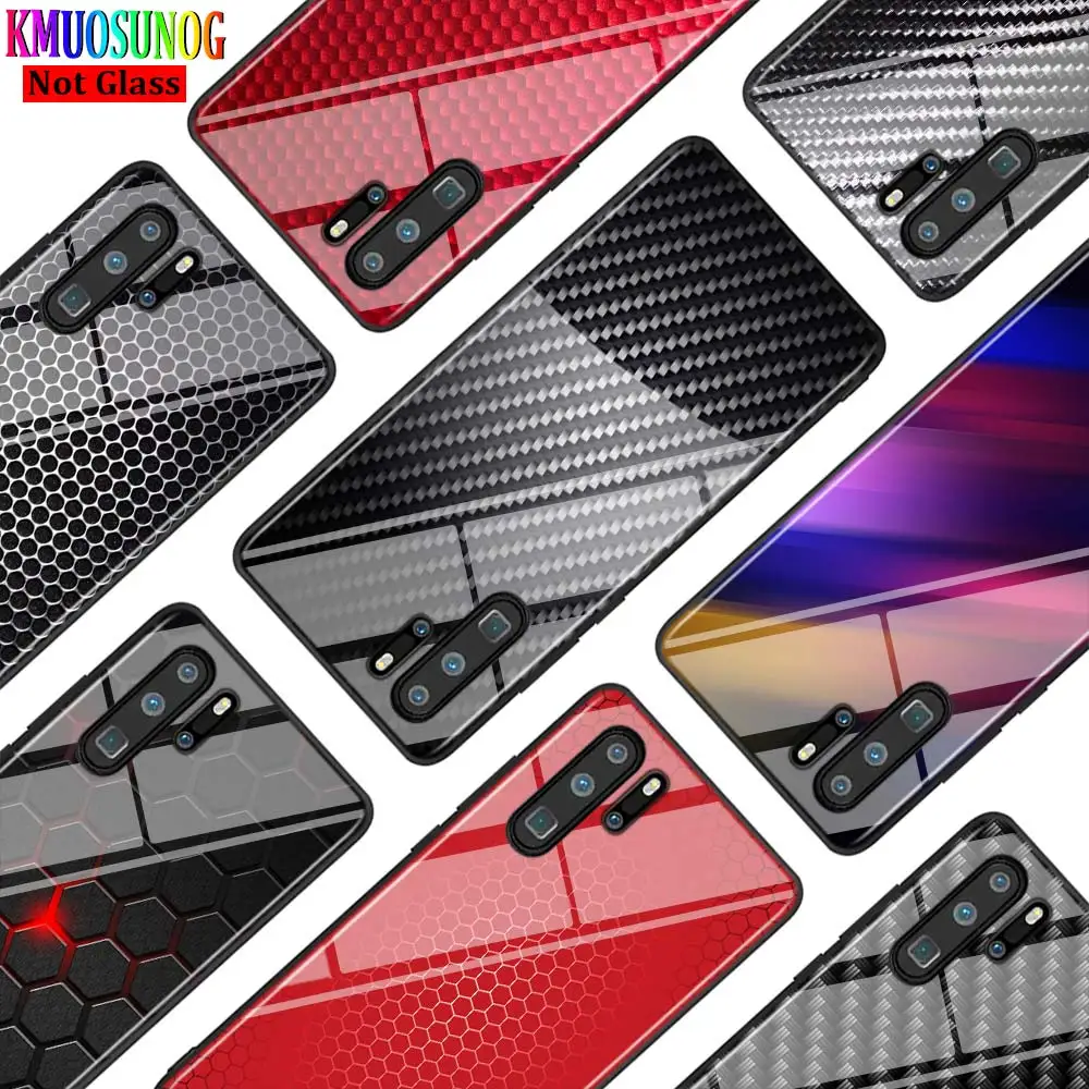 Чехол для телефона из углеродного волокна Huawei P Smart Z Plus 2019 P30 P20 Pro P10 P9 P8 Lite супер