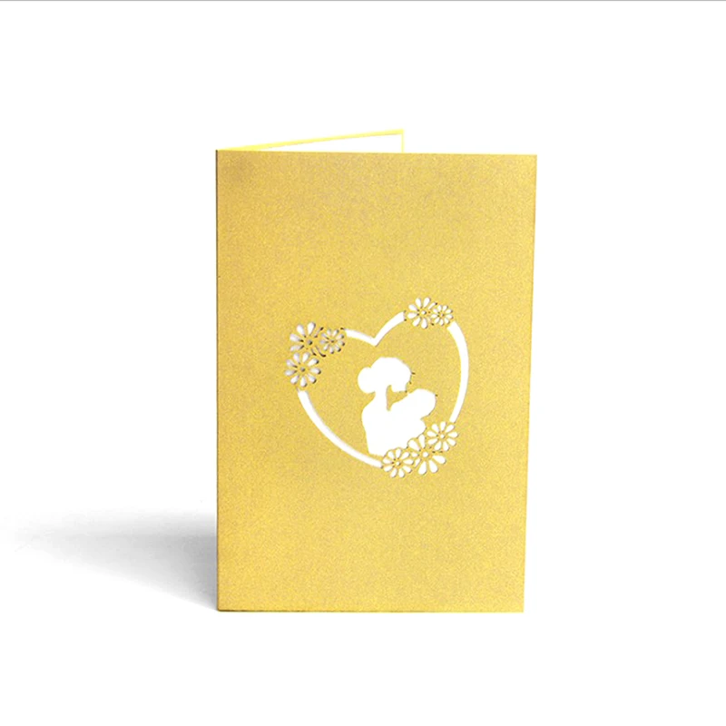 3D открытки на день матери с цветами подарки годовщину рождения открытка спасибо