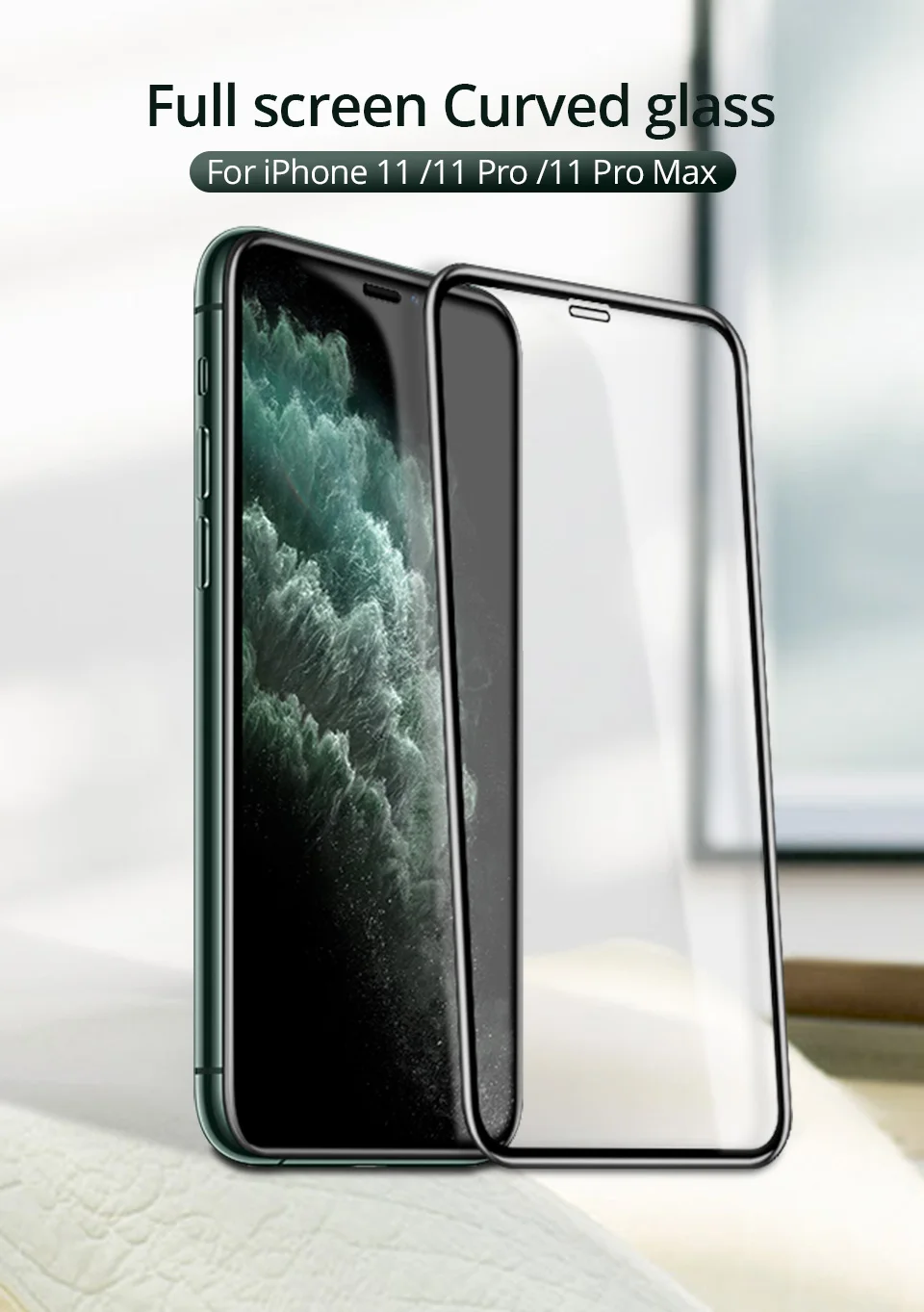 PZOZ закаленное стекло для iPhone 11 Pro X XS Max XR Plus, Защитная пленка для экрана телефона для iPhone11 Pro 5,8, 6,1, 6,5 полное покрытие стекла