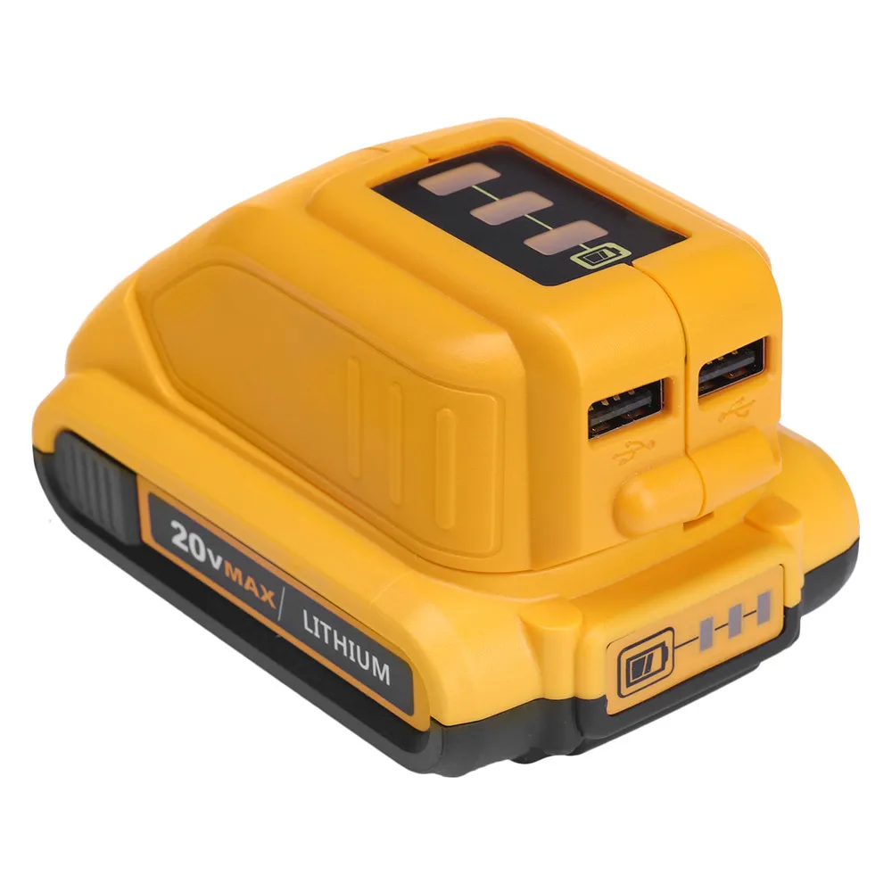 Литий ионный аккумулятор для Dewalt 20 в 2 0 Ач совместимый с DCB180 DCB181 DCB200 DCB201 DCB203 DCB204 USB