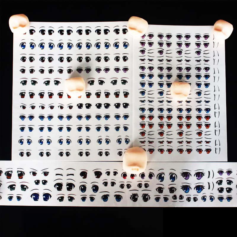 Глаз кристальная наклейка Свет глиняная кукла модель аксессуары для глаз