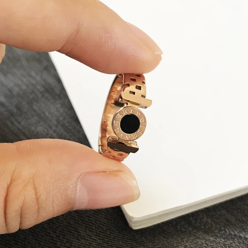 Модные ювелирные изделия популярные кольца для женщин из нержавеющей стали с