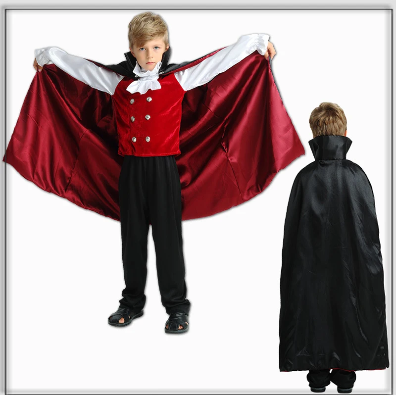 Средневековый костюм вампира Дракула для костюмированной вечеринки на Хеллоуин