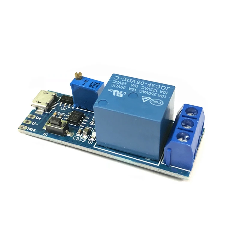 Умная электроника 5 в-30 в микро-USB регулируемая мощность реле задержки управление