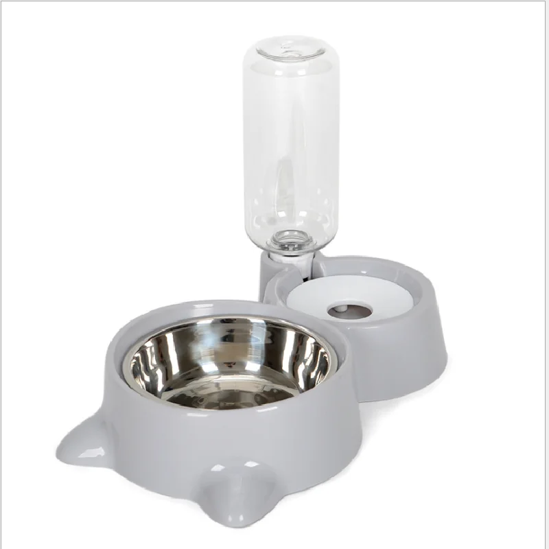 

Automatic Dog Cat Puppy Water Food Feeder Bowls Pet Accessory Stainless Steel Dog Drinking Bowl Pet Supplies