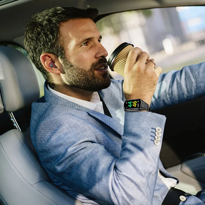 Горячая 2-in-i наушники умные часы Bluetooth спортивный браслет кровяное давление пульсометр браслет