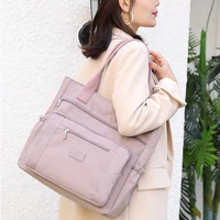 Large Capacity Women Tote Bag 2021 New Fashion Mommy Bag Waterproof Nylon Travel Bolsa Casual Shoulder Shopping Bag Handbags