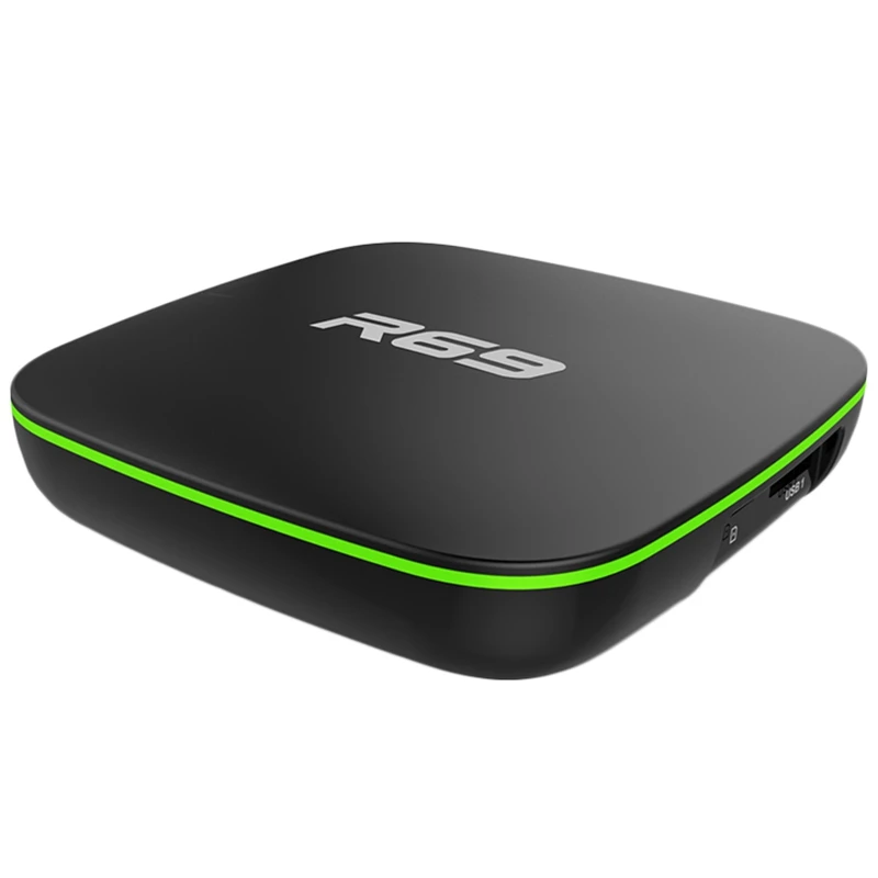 R69 Smart Android 7 1 ТВ приставка 2 4G Wifi H3 четырехъядерный телеприставка 1080P Hd 3D видео