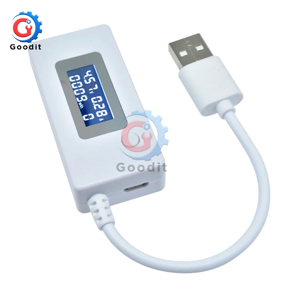 Mini LCD Screen USB Tester Portable Doctor Voltage Current Meter Mobile Power Charger Detector Voltmeter for Phone | Инструменты