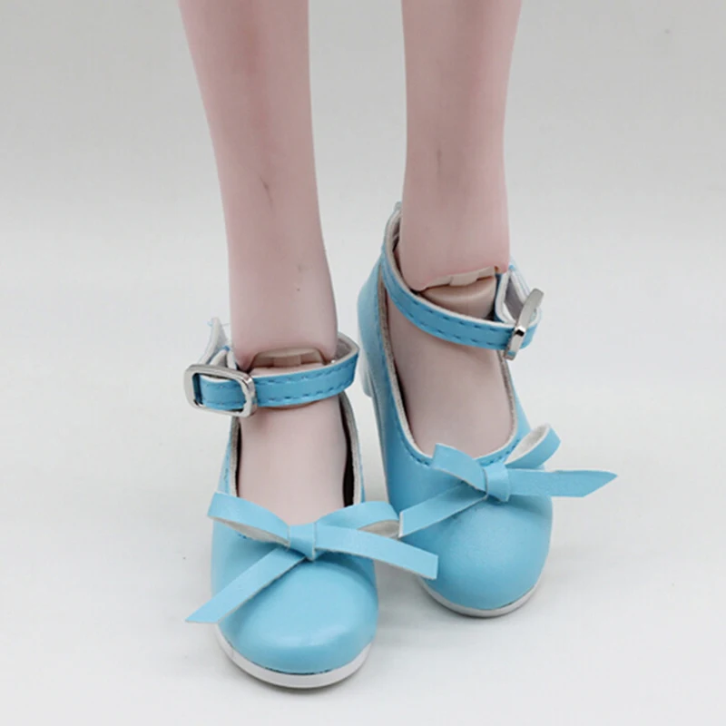 

1 Pair New Fashion Heels Shoes For 7.8cm 1: 3 Dolls PU Leather Shoes For 16 Inch 60cm Dolls Decor Accessories