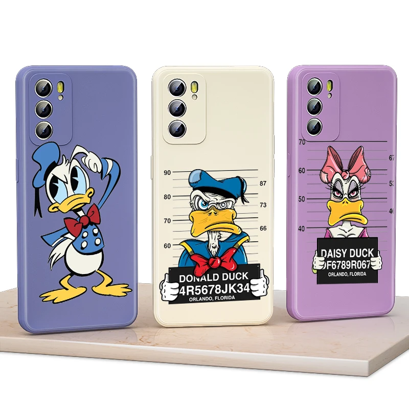 

For Huawei Nova 8 8i 8SE 7SE 7 6SE 7i 6SE 6 5i 5 5T 5Z Pro 4E 4 3i 3 Phone Case Donald Fauntleroy Duck Liquid Silicone Soft