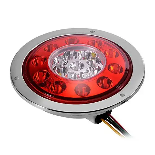 Авто аксессуары 4 шт. круглый 19 Led задний стоп-сигнал лампа Трейлер круглый гамбургер лампы для грузовика Ван трейлер