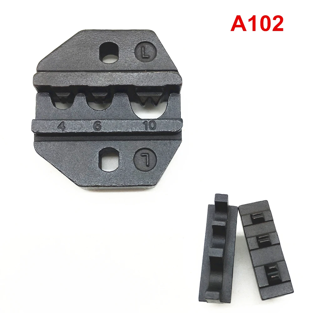 Наборы обжимных пресс форм A102 для неизолированных клемм и коннекторов 11 8 AWG 4 10