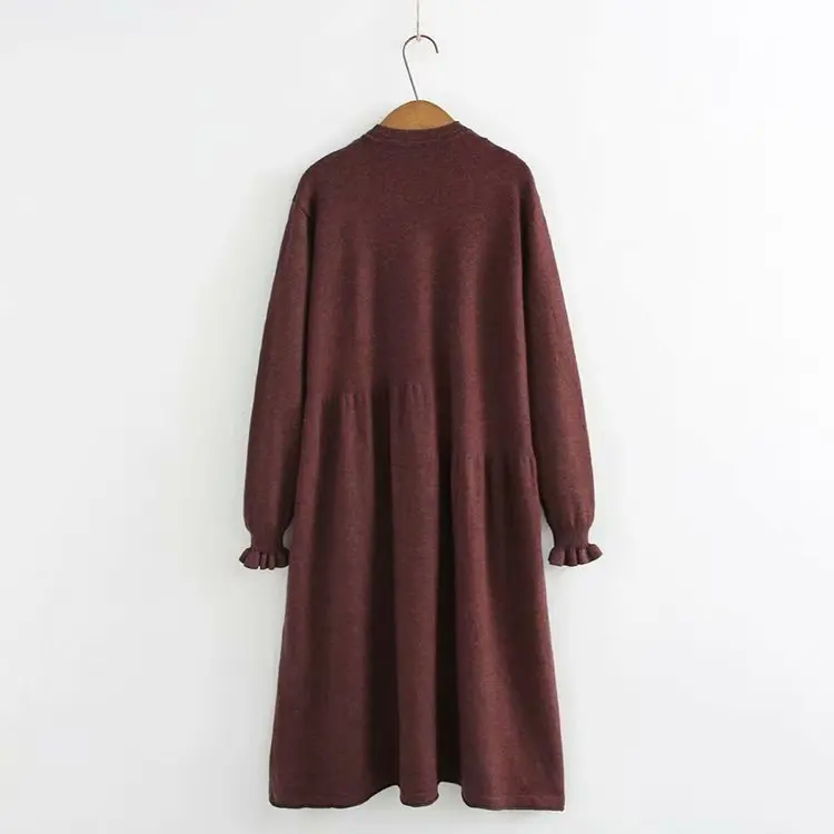 Plus Size Casual Essential Sweaters 2019 Autumn Women Fashion Loose Long Sleeve Knitting Pullovers K6-19100 | Женская одежда