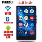 Новейший плеер RUIZU H6 Android Wifi Bluetooth 5,0 полный сенсорный экран MP3-плеер 4,0 дюймов 816 Гб музыкальный плеер с динамиками, FM, электронная книга, видео