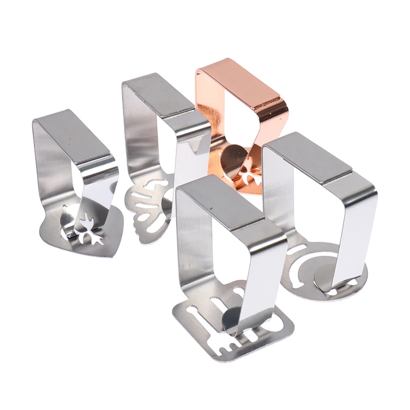 

Stainless Steel Leaf Tablecloth Clips Table Covers Clip Clamp Holder Ornaments