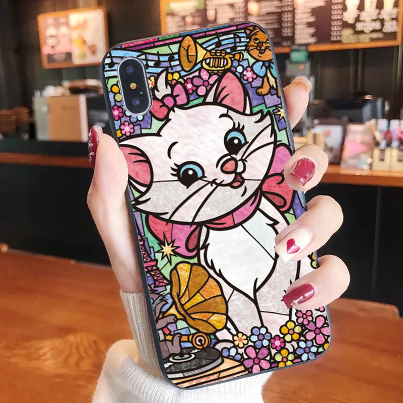 

Marie aristocrats cat Soft Silicone Phone Cover for iPhone X XS MAX 6 6S 7 7plus 8 8Plus XR SE2020 12pro 12mini 11pro max