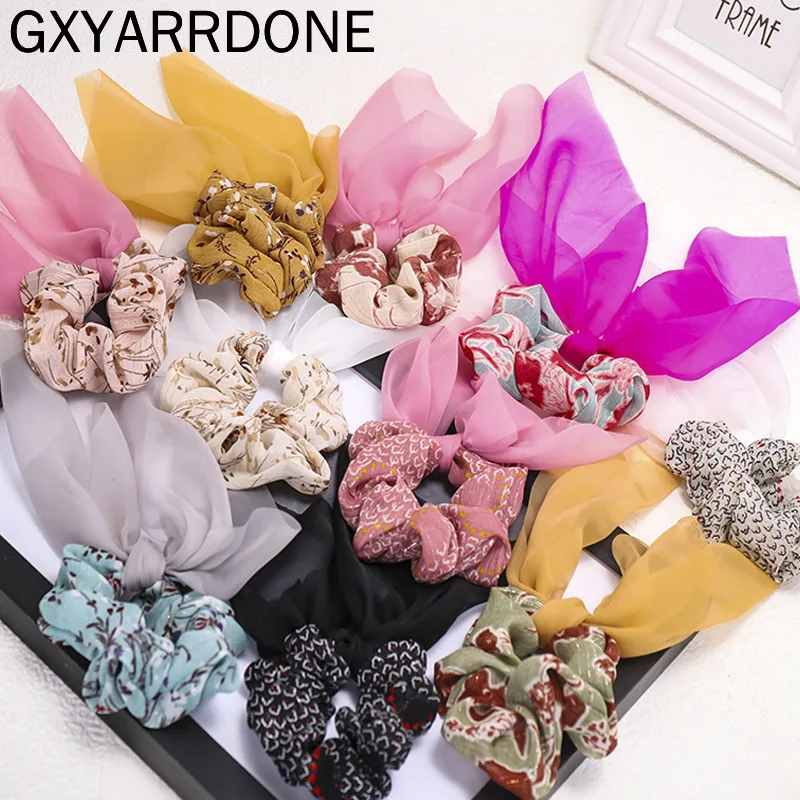 Резинка для волос женская эластичная с бантом 2020