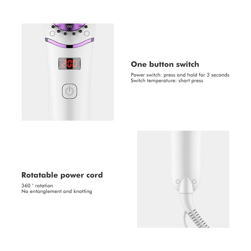 Горячая Распродажа щетка для выпрямления волос с 5 регулируемыми температурами