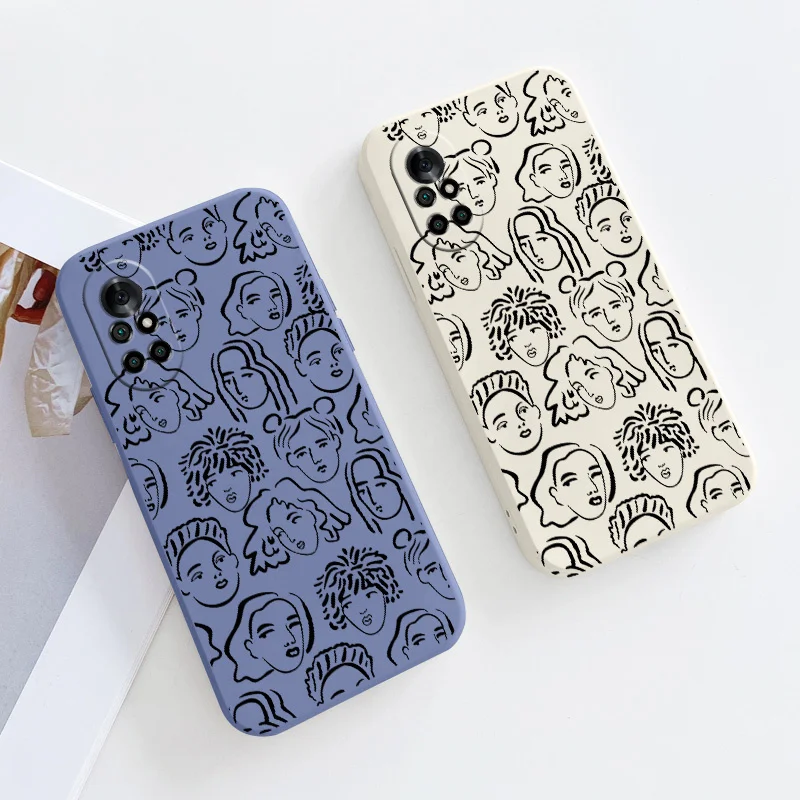 

Multiplayer Avatars Liquid Silicone Case For Huawei Nova 8 7 Pro SE 6 SE 5 Pro 5Z 5I 5Ipro 5T 4 4E Shockproof Soft Phone Cover
