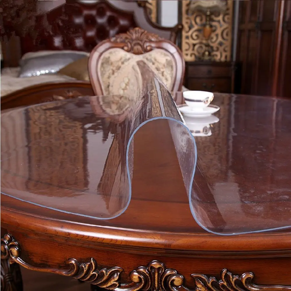 Прозрачная водостойкая Скатерть ПВХ скатерть сплошная масляная стеклянная